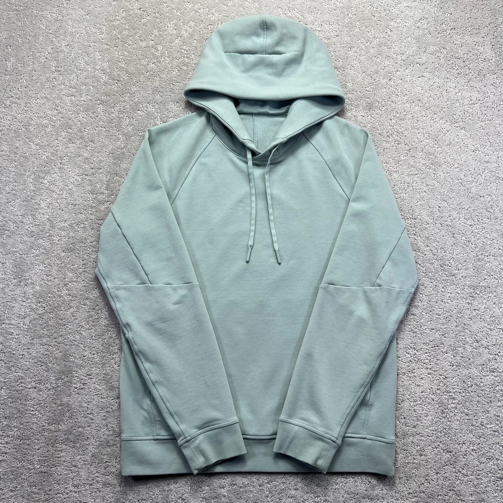 Lululemon City Sweat Hoodie Mens Small Sage Green Pullover Athleisure Loungewear